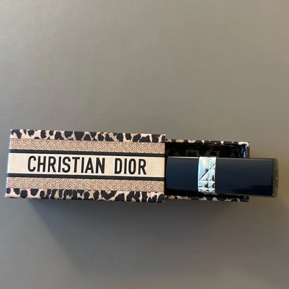 NWOT Christian Dior Lipstick Set. Case & Full Size Lipstick #999 Red.